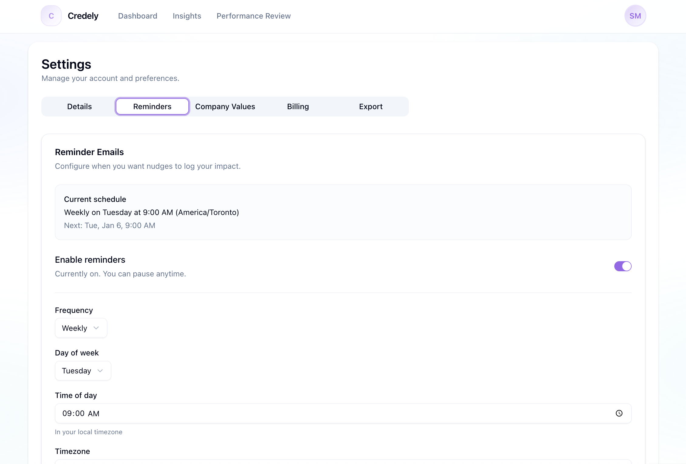 Customize your tracking preferences